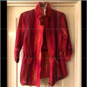 Chico’s watercolor Ombré Fritzi  jacket